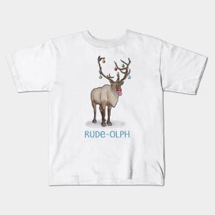 Rude-olph Kids T-Shirt